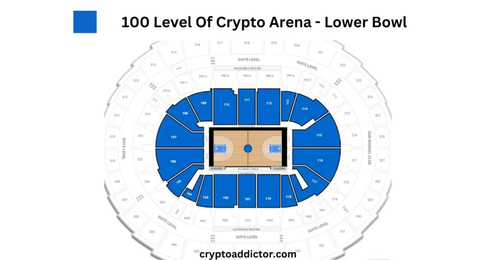 100 Level - Lower Bowl Of Crypto Arena
