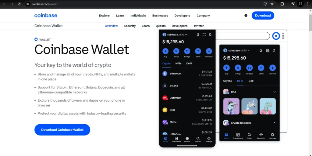 Coinbase wallet web3